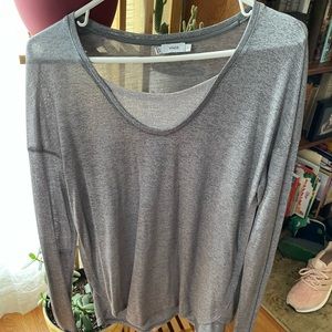 Vince 2 toned grey sweater